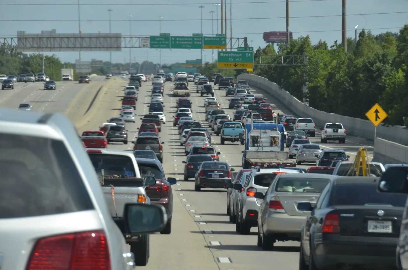 Traffic on the I-95 corridor between Baltimore and Washington DC